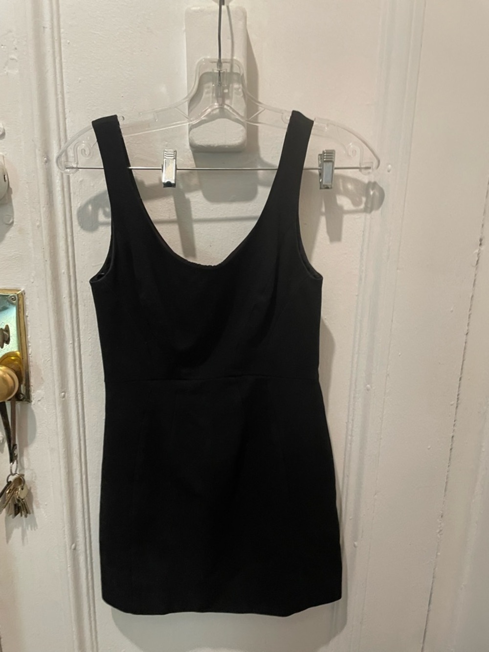 Diane Von Furstenberg Black Mini Tank Dress